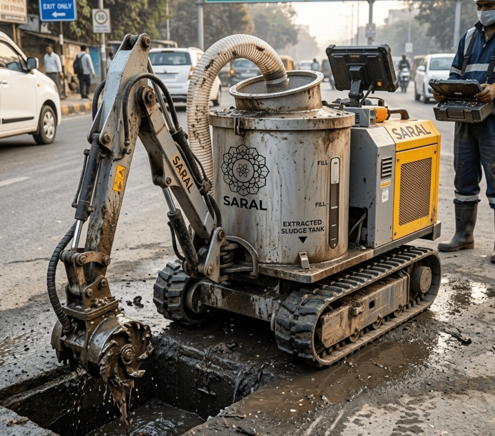 The Summit and the Sewer: India's Two Robotic Futures